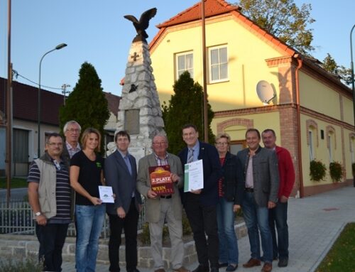 2. Platz beim NÖ Blumenschmuckwettbewerb