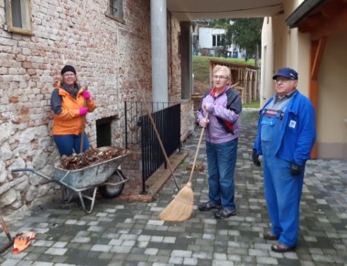 Herbstarbeiten im Schulgarten