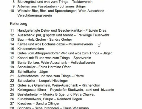 Lange Nacht der Kellergassen – mehr Details