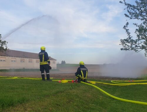 Feuerwehrübung – Angriffs- und Atemschutzübung