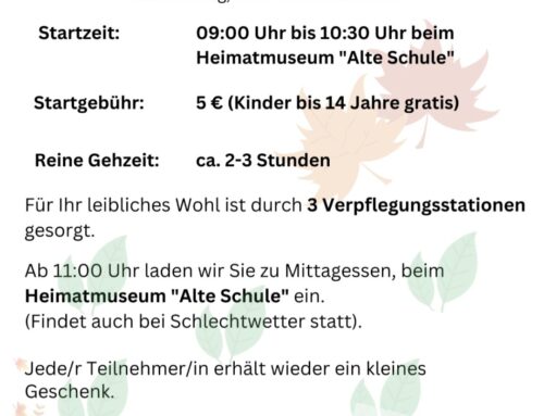 Herzliche Einladung zum gemeinsamen Wandern