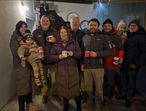 Glühweintrinken für den guten Zweck…