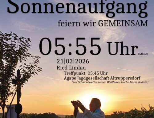 Sonnenaufgangsmesse – Einladung