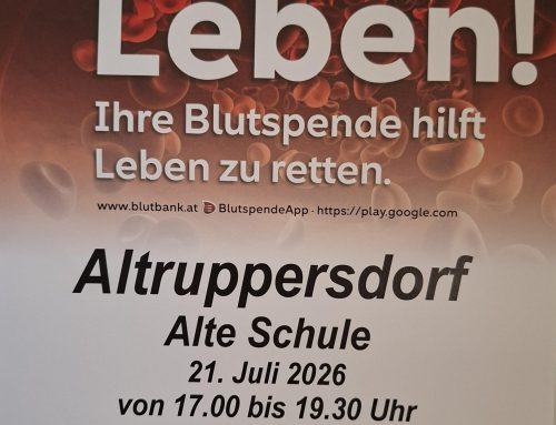Einladung zum Blutspenden