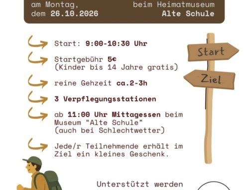 Einladung zum Herbstwandertag der Jugend