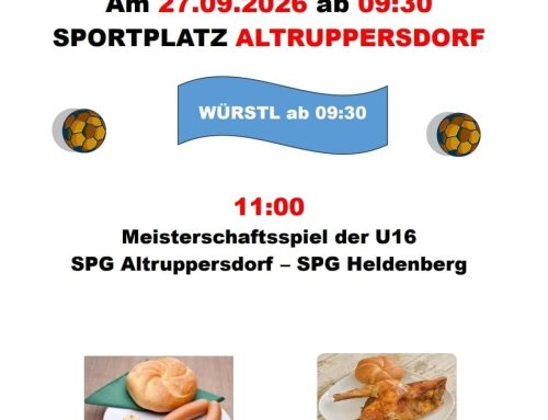 🍗 Einladung zum Hendlfrühschoppen 2.0 ⚽